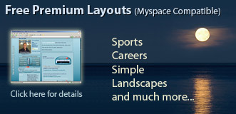 myspace layout